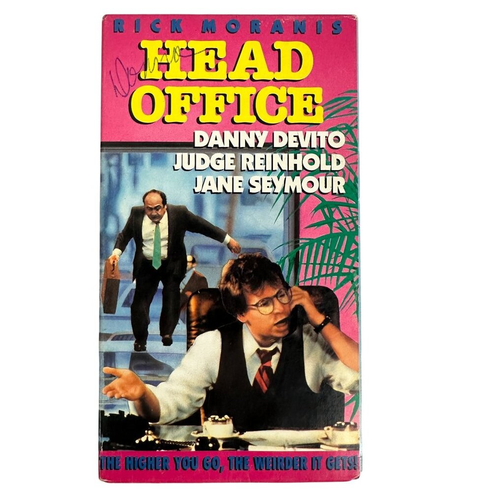 Head Office VHS 1985 Comedy Danny DeVito Judge Reinhold Jane Seymour